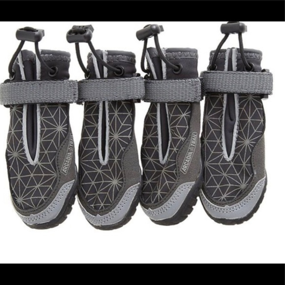Arcadia trails size large dog boot booties gray